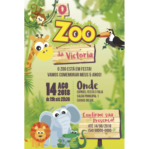 Convite Zoo
