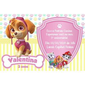 Convite Patrulha Canina