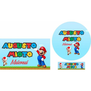 Combo Etiquetas Super Mario